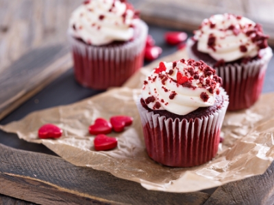 Minibábovky Red Velvet cupcakes