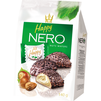 Happy NERO 140 g (lískový oříšek)